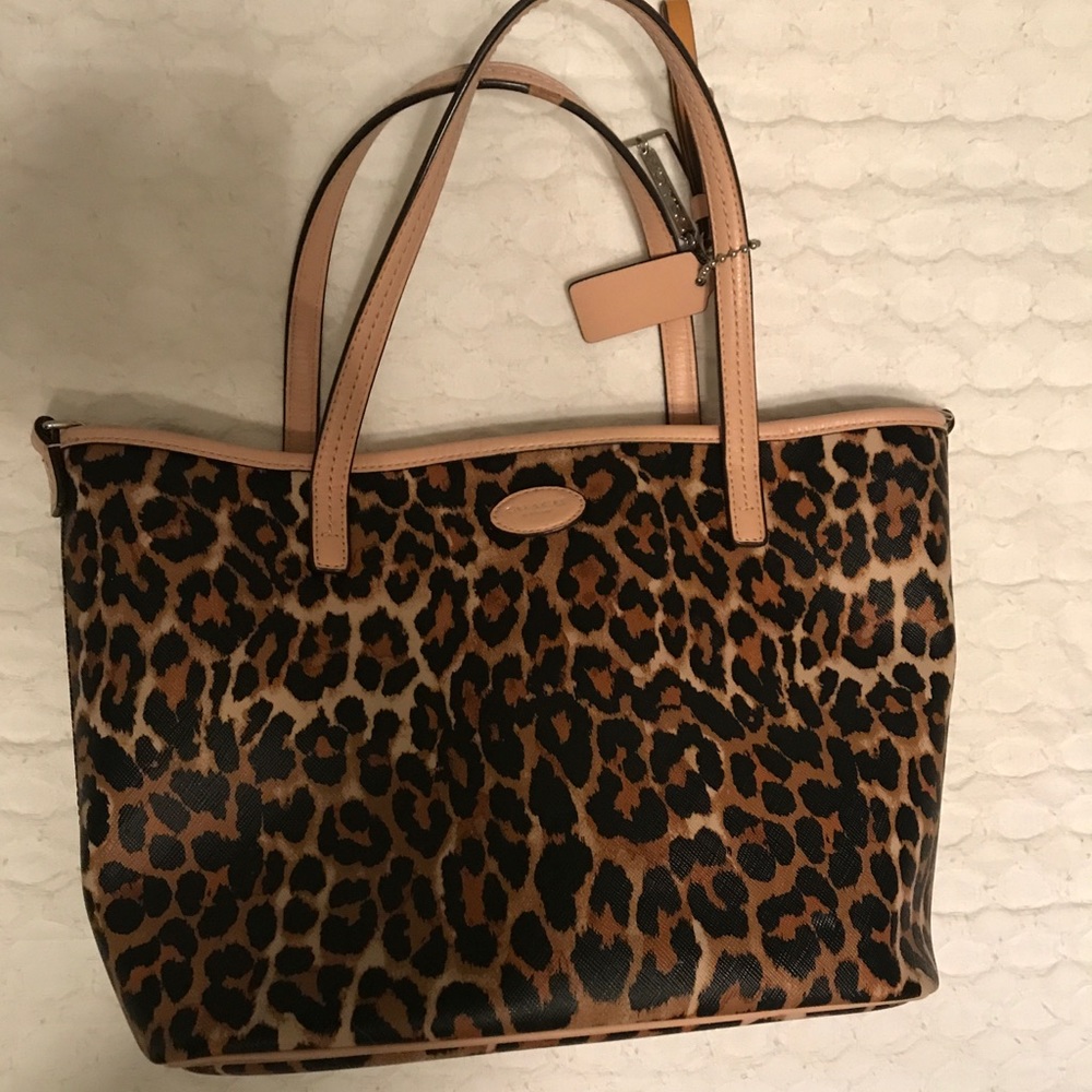 Leopard Print COACH Purse